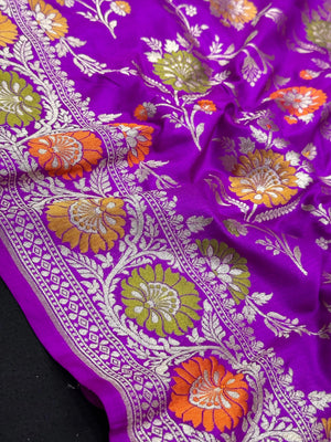 Pure Katan Silk Saree – Eternal Elegance for Every Occasion-Plain Pure Katan Silk 