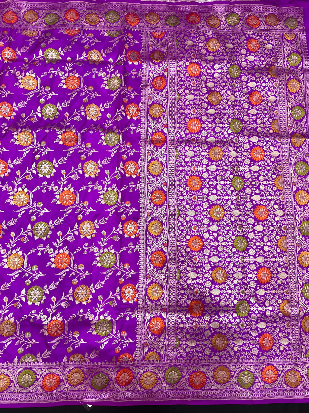 Pure Katan Silk Saree – Eternal Elegance for Every Occasion-Plain Pure Katan Silk 