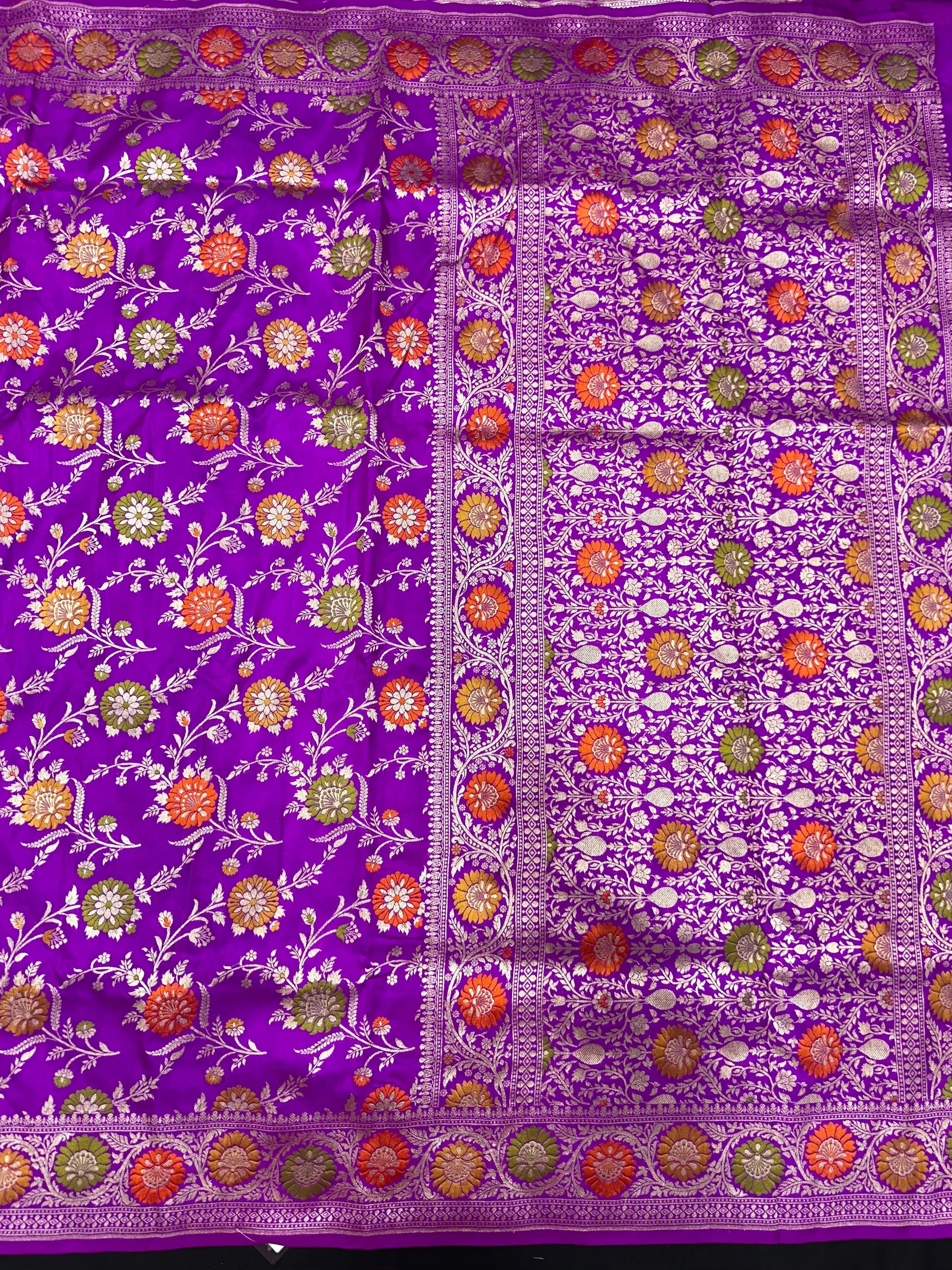 Pure Katan Silk Saree – Eternal Elegance for Every Occasion-Plain Pure Katan Silk 