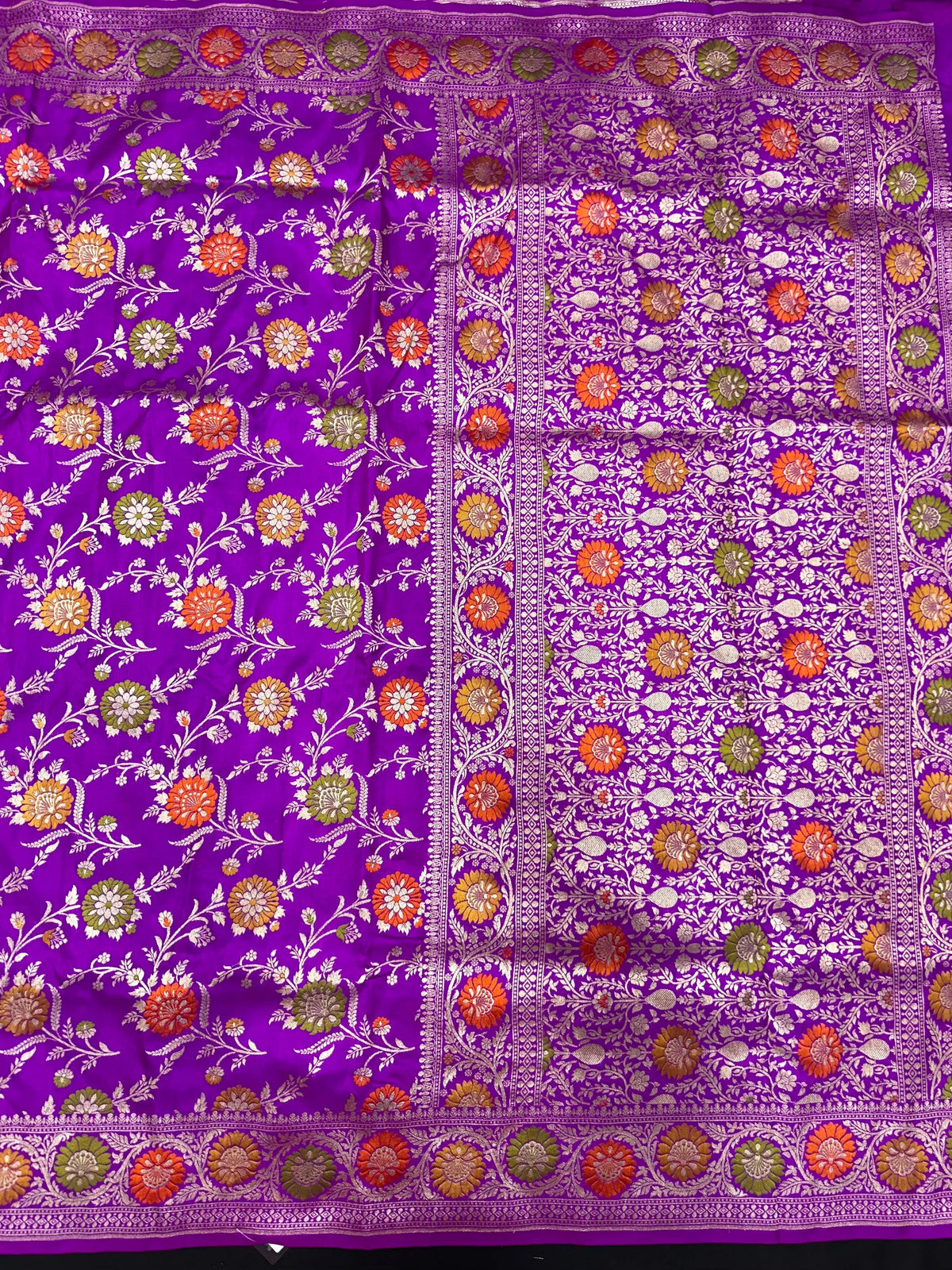 Pure Katan Silk Saree – Eternal Elegance for Every Occasion-Plain Pure Katan Silk 