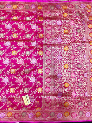 Pure Katan Silk Saree – Eternal Elegance for Every Occasion-Plain Pure Katan Silk 