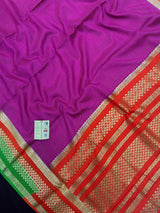 Pure Mysore Crepe Silk Saree – Smooth Luxury for Regal Occasions