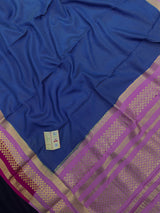 Pure Mysore Crepe Silk Saree – Smooth Luxury for Regal Occasions