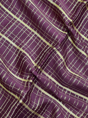 Pure Mysore silk saree with smooth texture and zari border – perfect for weddings and festive wear