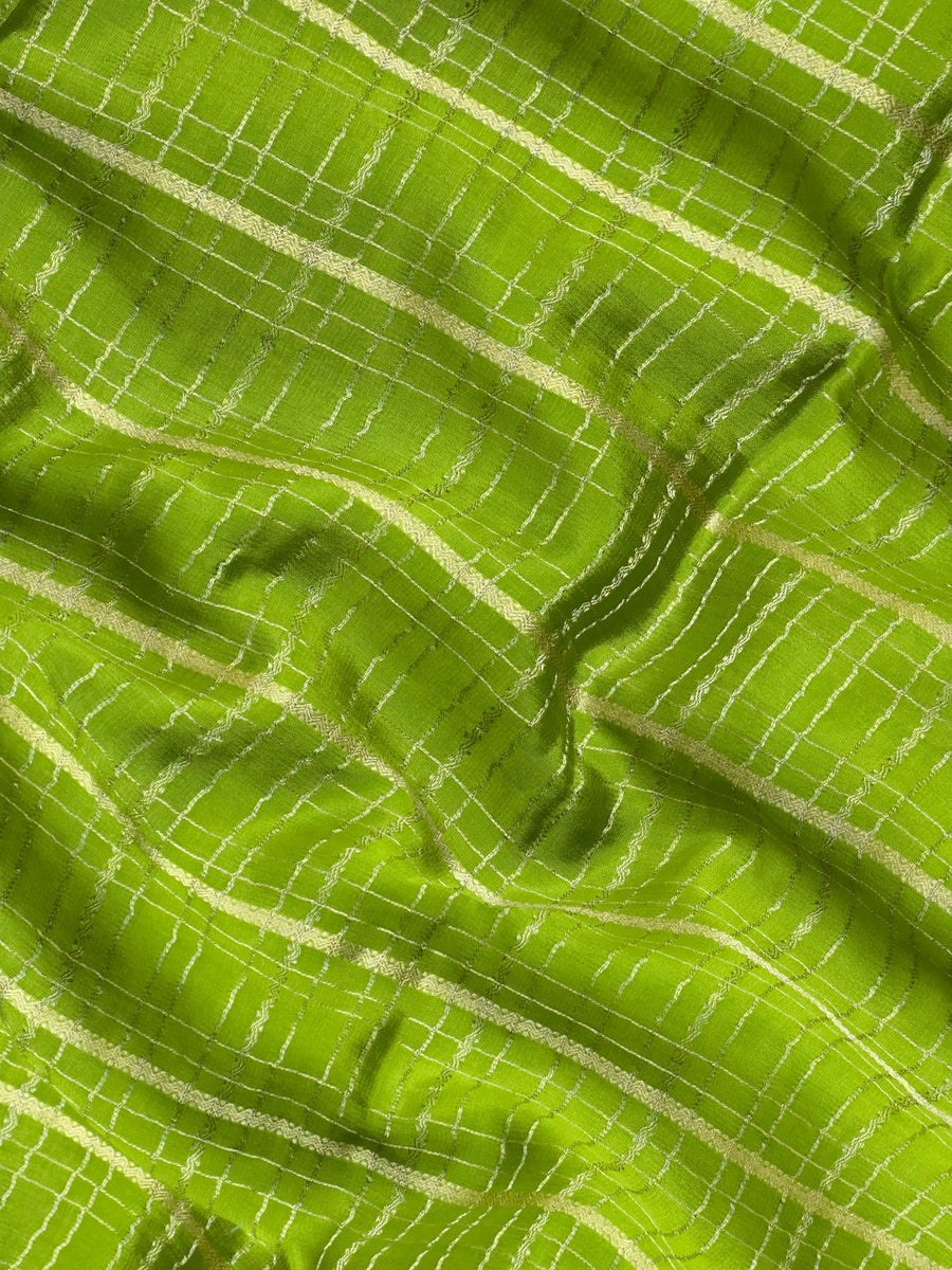 Pure Mysore silk saree with smooth texture and zari border – perfect for weddings and festive wear