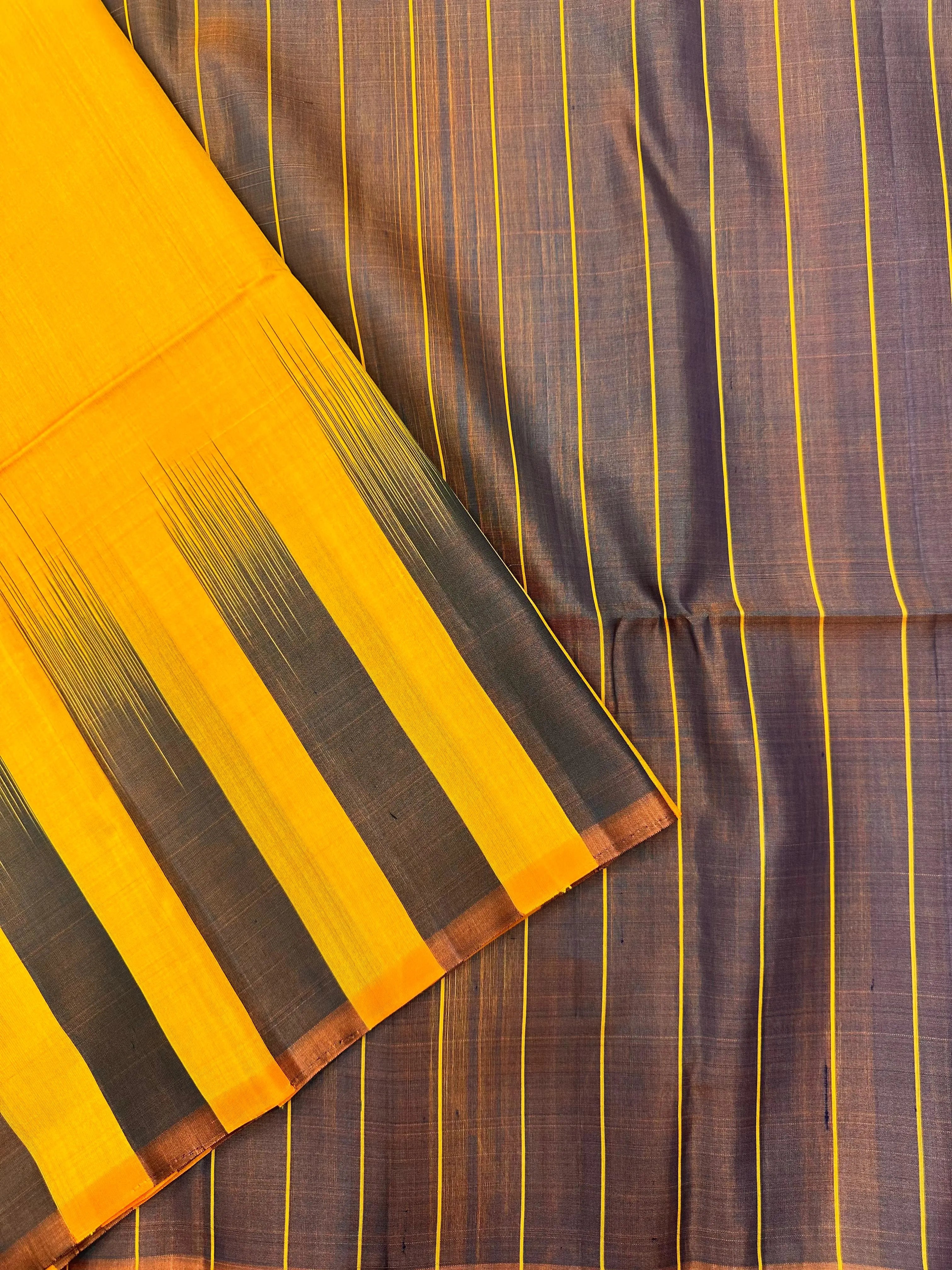 Woman draped in a Pure Silk Saree with lustrous finish and classic detailing – perfect for weddings and traditional celebrations.