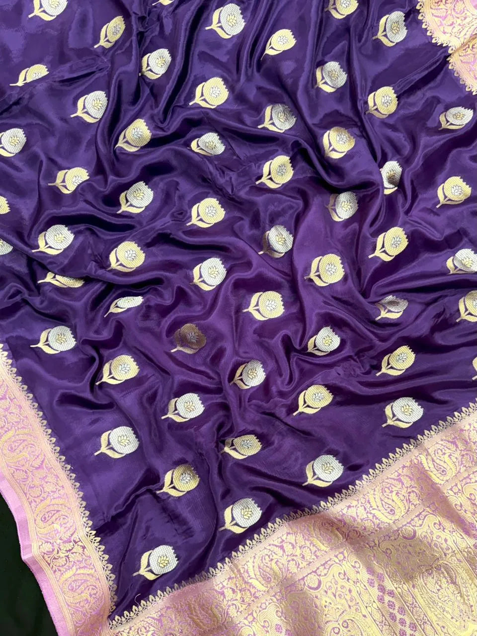 Viscose Banarasi Semi Khaddi Georgette