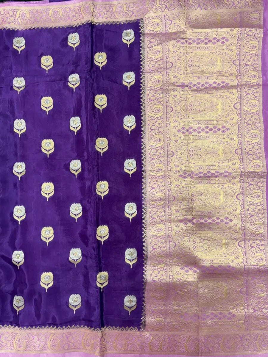 Viscose Banarasi Semi Khaddi Georgette