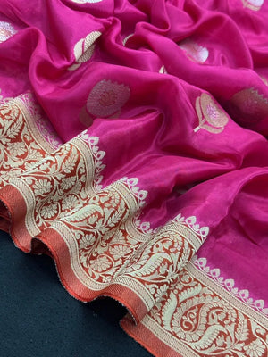 Viscose Banarasi Semi Khaddi Georgette