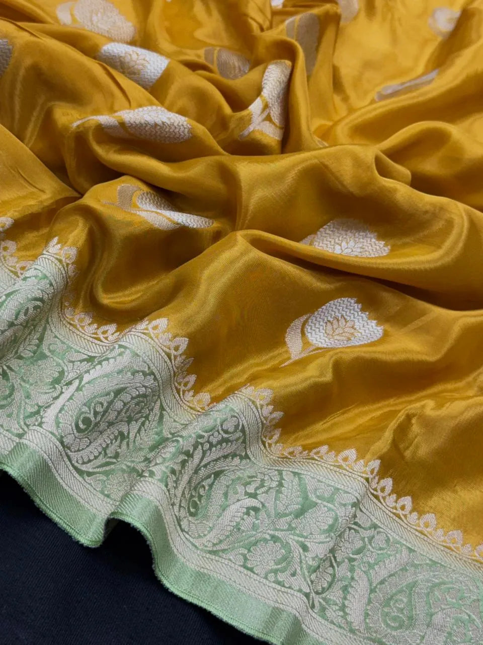 Viscose Banarasi Semi Khaddi Georgette