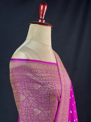 Eternal Elegance: Pure Banarasi Bandhani
