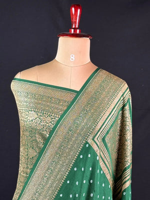 Eternal Elegance: Pure Banarasi Bandhani