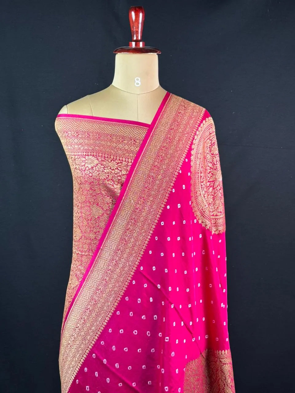 Eternal Elegance: Pure Banarasi Bandhani