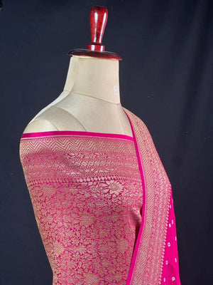 Eternal Elegance: Pure Banarasi Bandhani