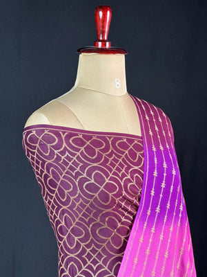 Pure Banarasi Crepe Saree 