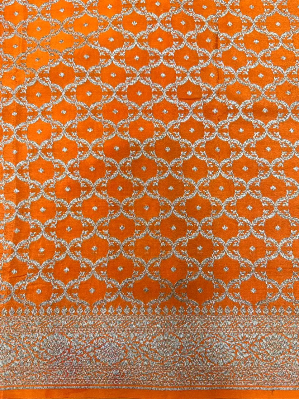 Elegant Pure Banarasi Crepe Silk Saree for Festive Grace 