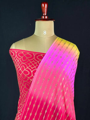 Pure Banarasi Crepe Saree 
