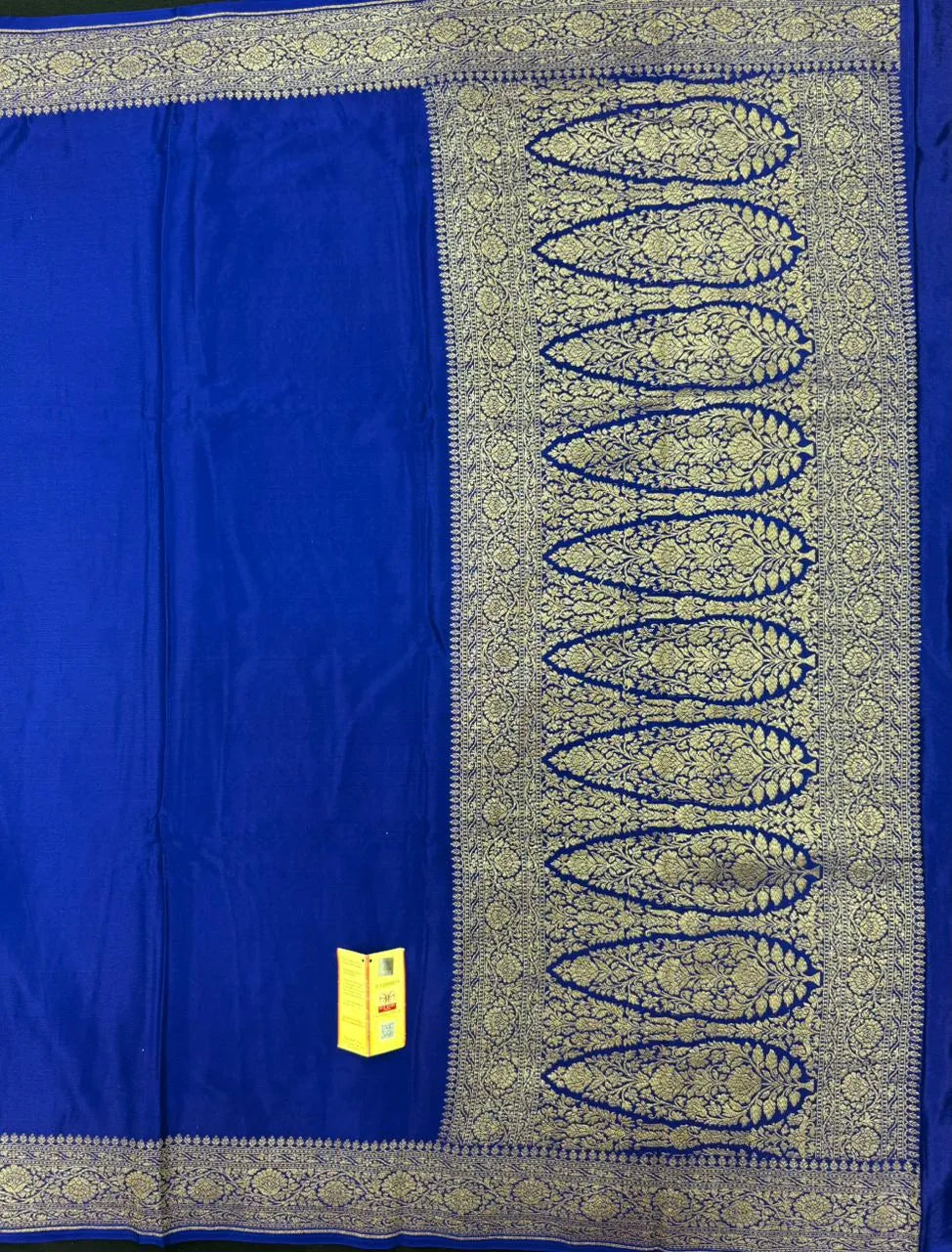 Elegant Pure Banarasi Crepe Silk Saree for Festive Grace 