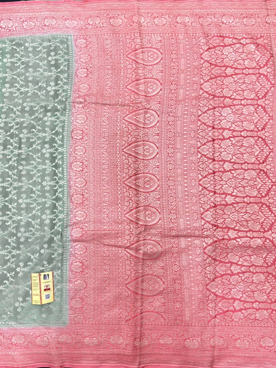 Pure Banarasi Crepe Saree