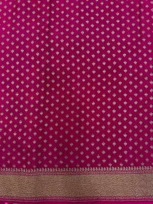 Pure Banarasi Crepe Silk Saree 