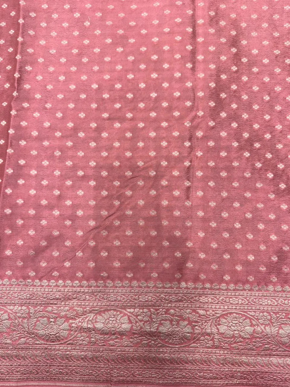 Pure Banarasi Crepe Saree