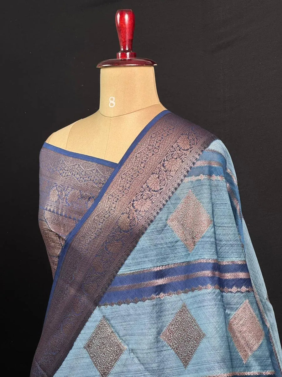 Pure Chinya Silk Saree for Women