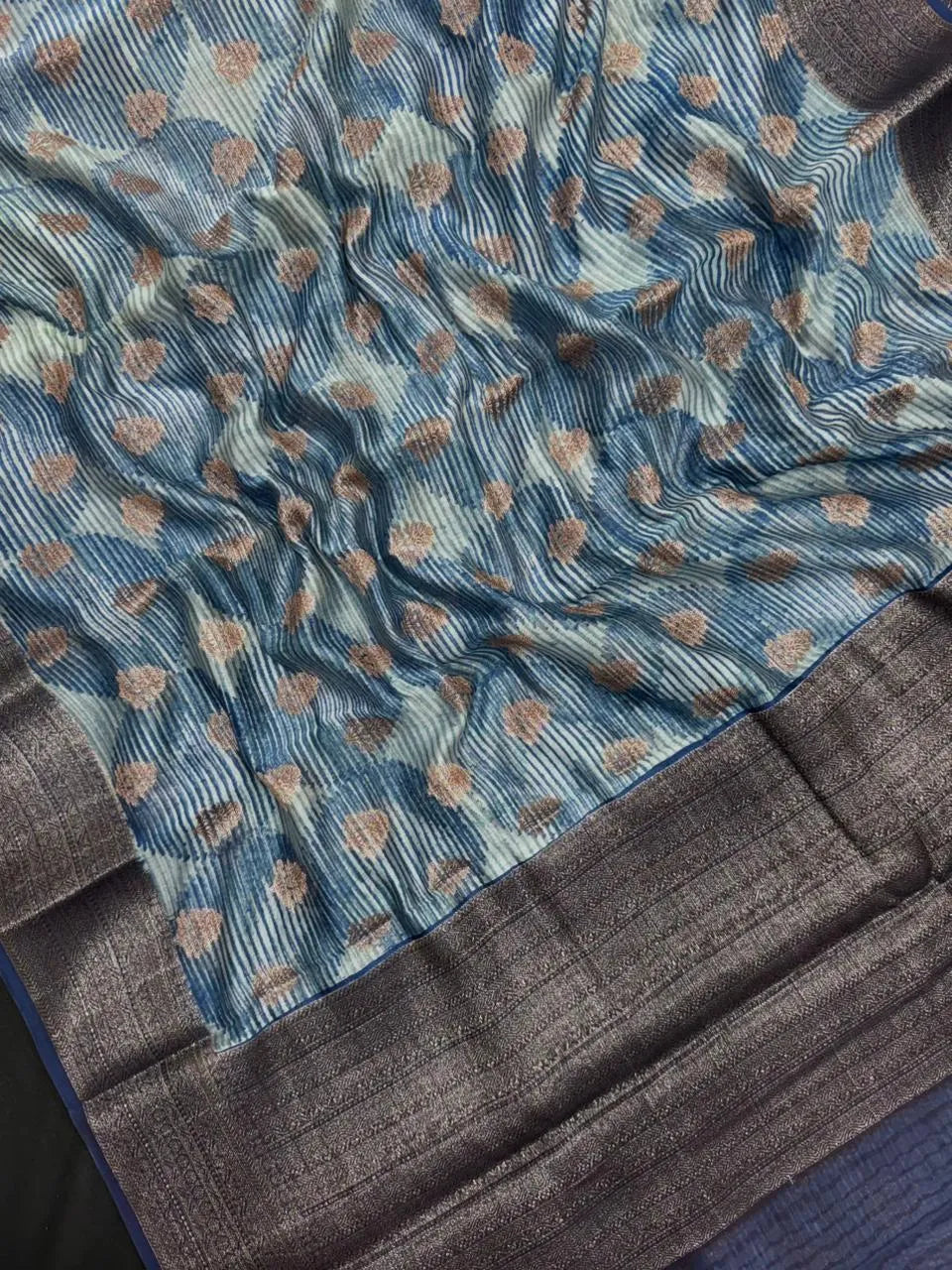 Pure Chinya Silk Saree – Luxury Woven for Timeless Occasions