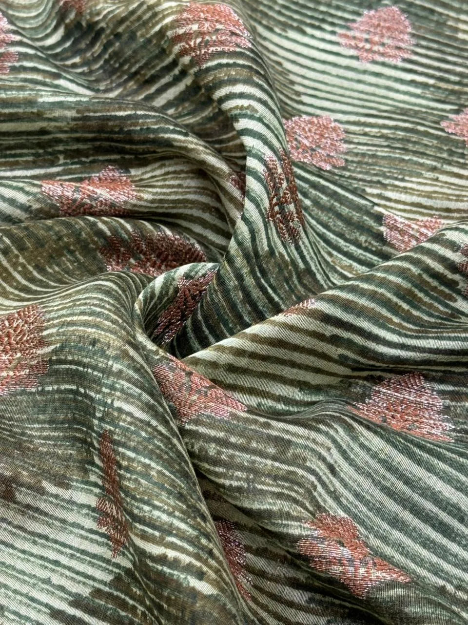 Pure Chinya Silk Saree – Luxury Woven for Timeless Occasions