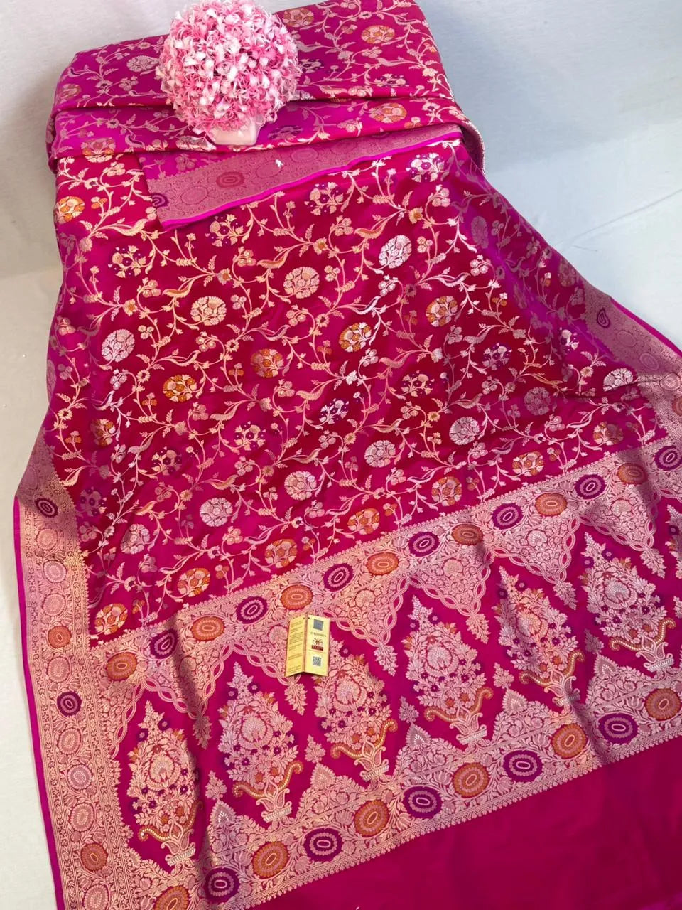 Eternal Grace in Pure Katan Patola Silk Saree