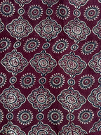 Designer Ajrak Saree – Ethnic & Festive Wear (Queen of Cairo)