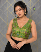Royal Threadwork Georgette Ready-Made Blouse
