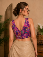 Royal Threadwork Georgette Ready-Made Blouse