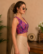 Royal Threadwork Georgette Ready-Made Blouse