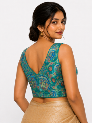 Royal Threadwork Georgette Ready-Made Blouse 