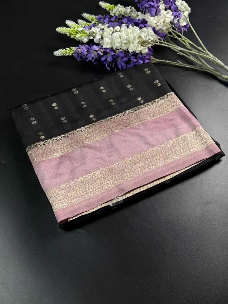 Rajkumari Pani Silk Saree with Zari Border