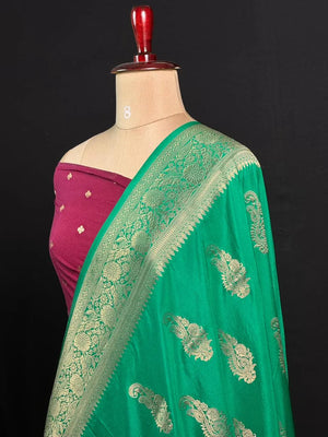 Sunehri Zari Banarasi Georgette Saree 