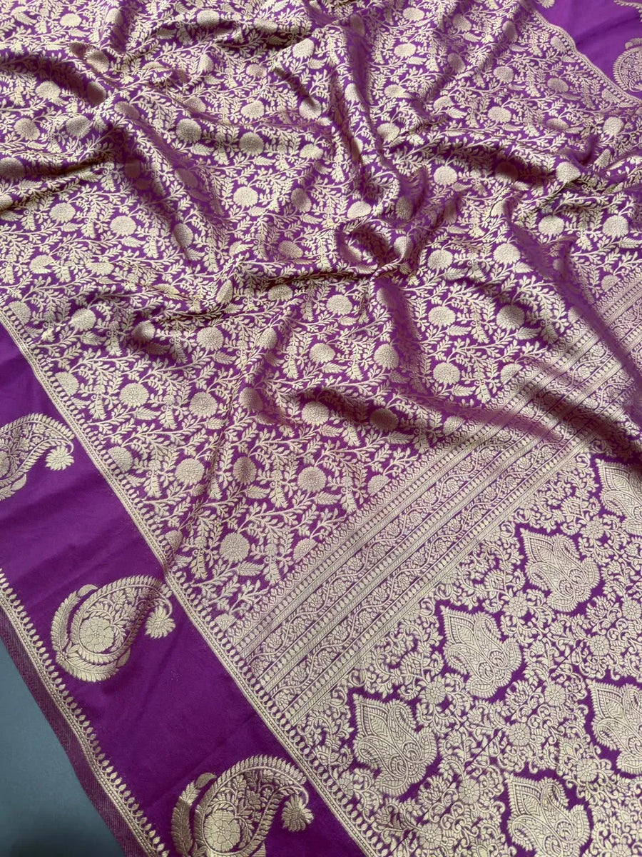Soft Georgette Silk Saree with Zari Border