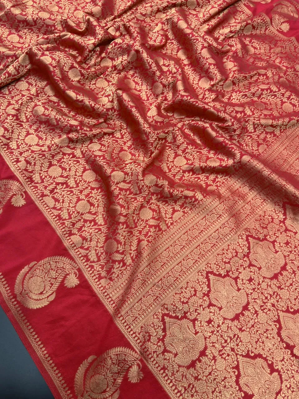 Soft Georgette Silk Saree with Zari Border