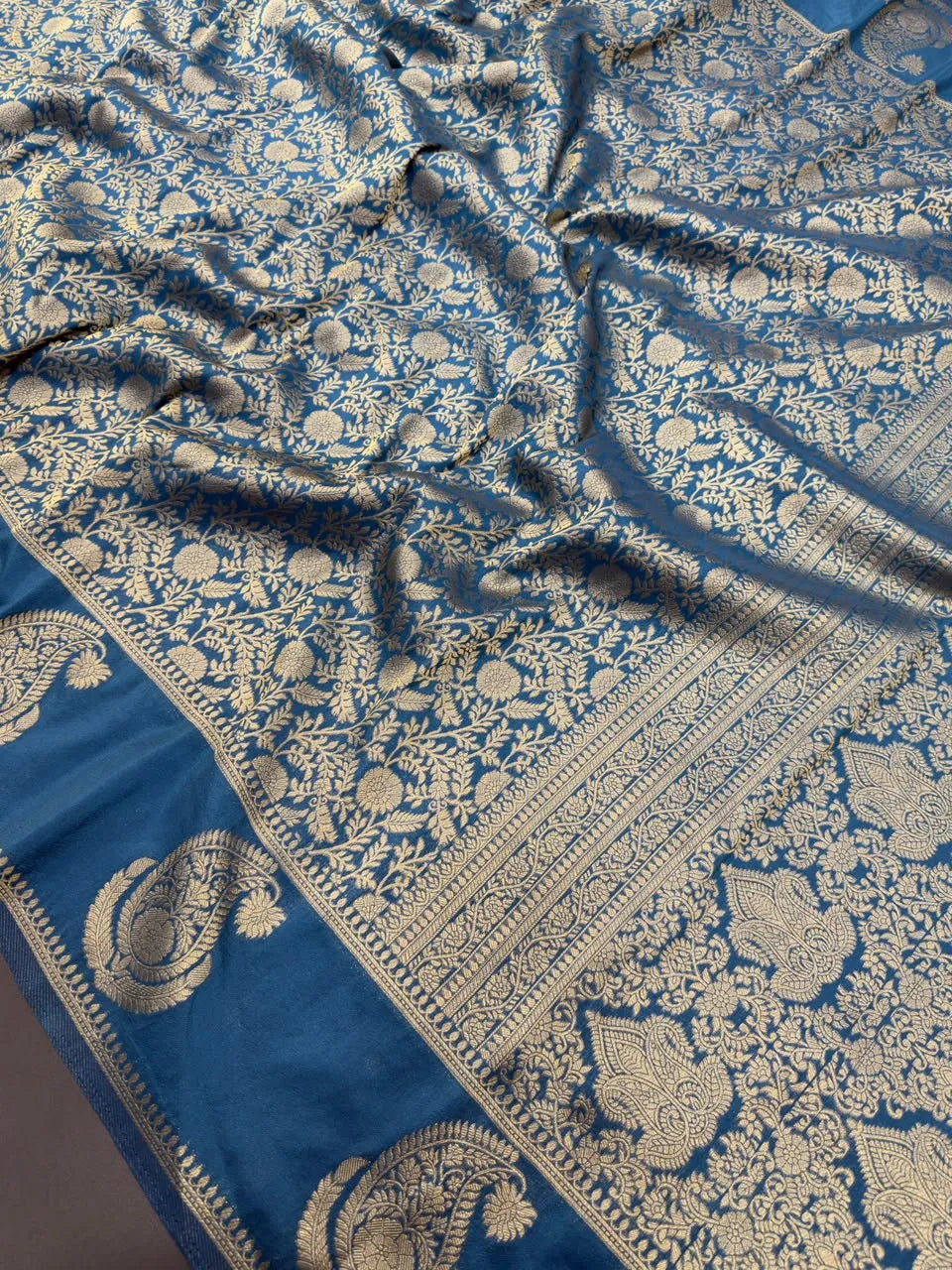 Soft Georgette Silk Saree with Zari Border 