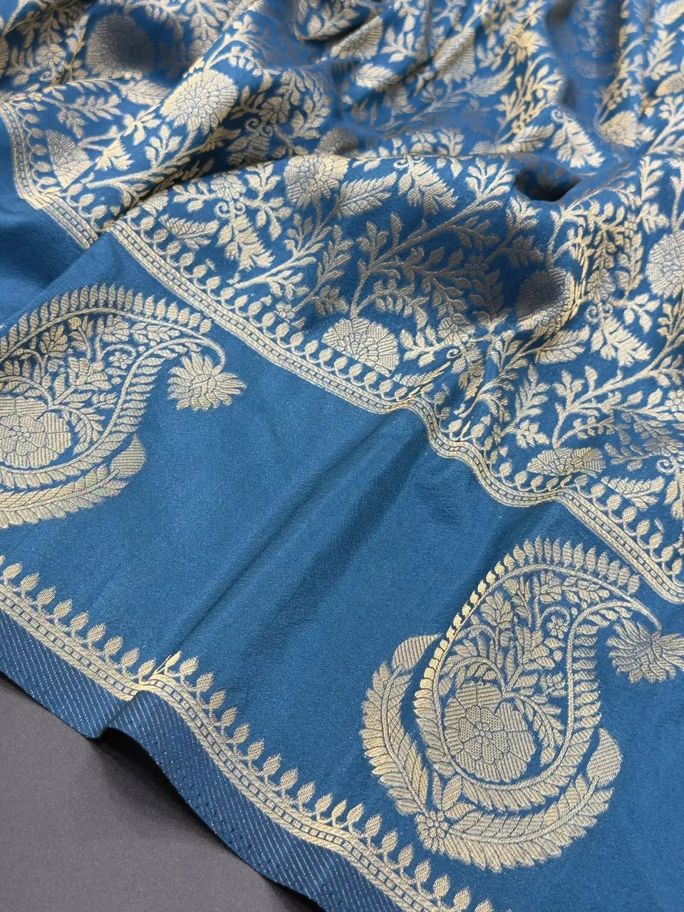 Soft Georgette Silk Saree with Zari Border 