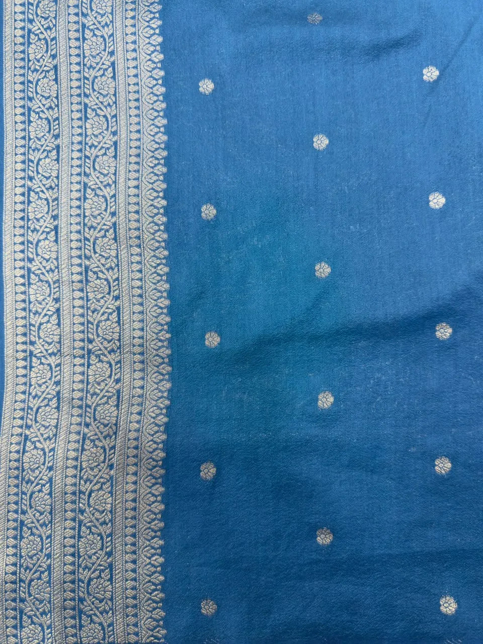 Soft Georgette Silk Saree with Zari Border 