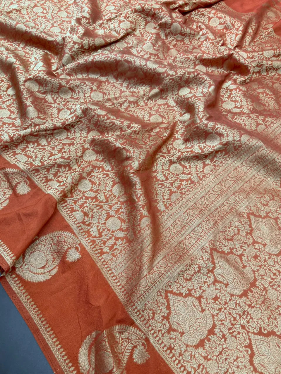 Soft Georgette Silk Saree with Zari Border 