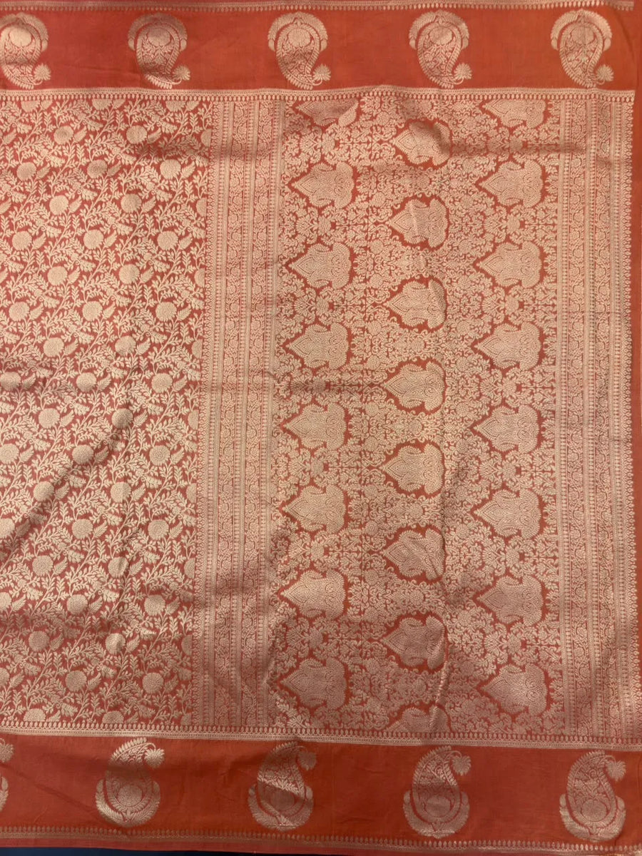 Soft Georgette Silk Saree with Zari Border 