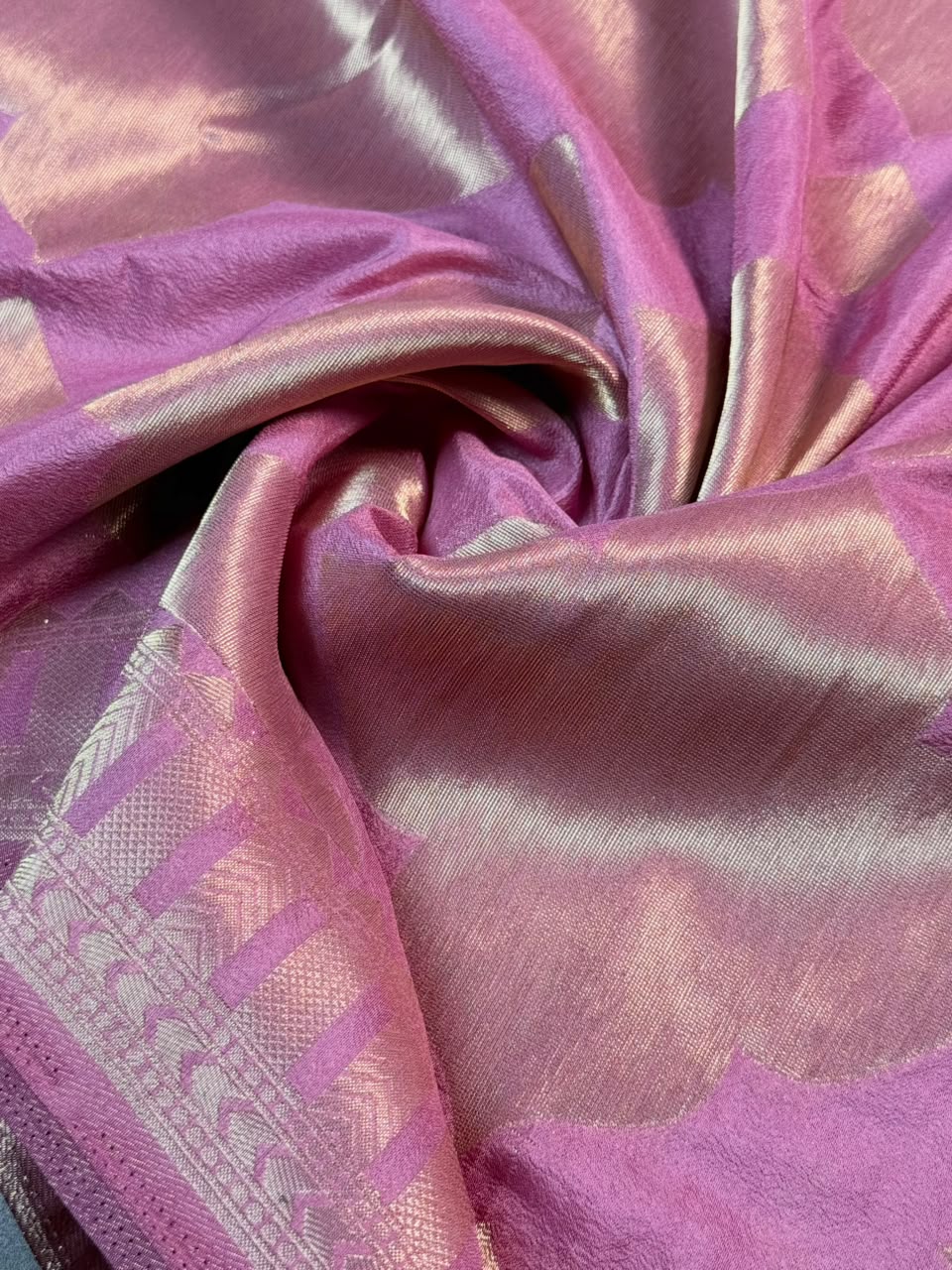 Soft Georgette Silk Saree with Zari Border