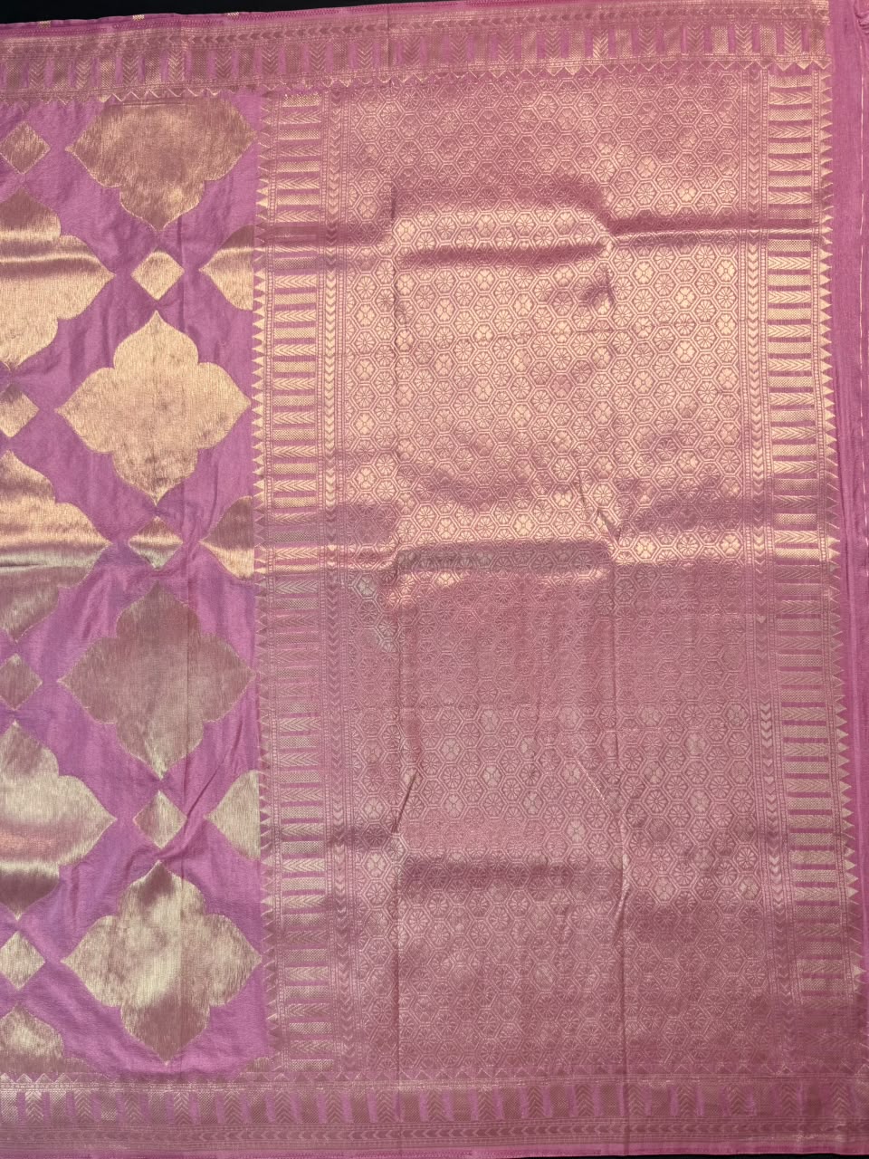 Soft Georgette Silk Saree with Zari Border