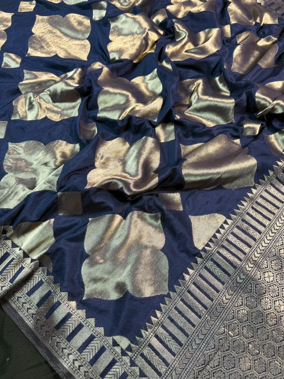 Soft Georgette Silk Saree with Zari Border