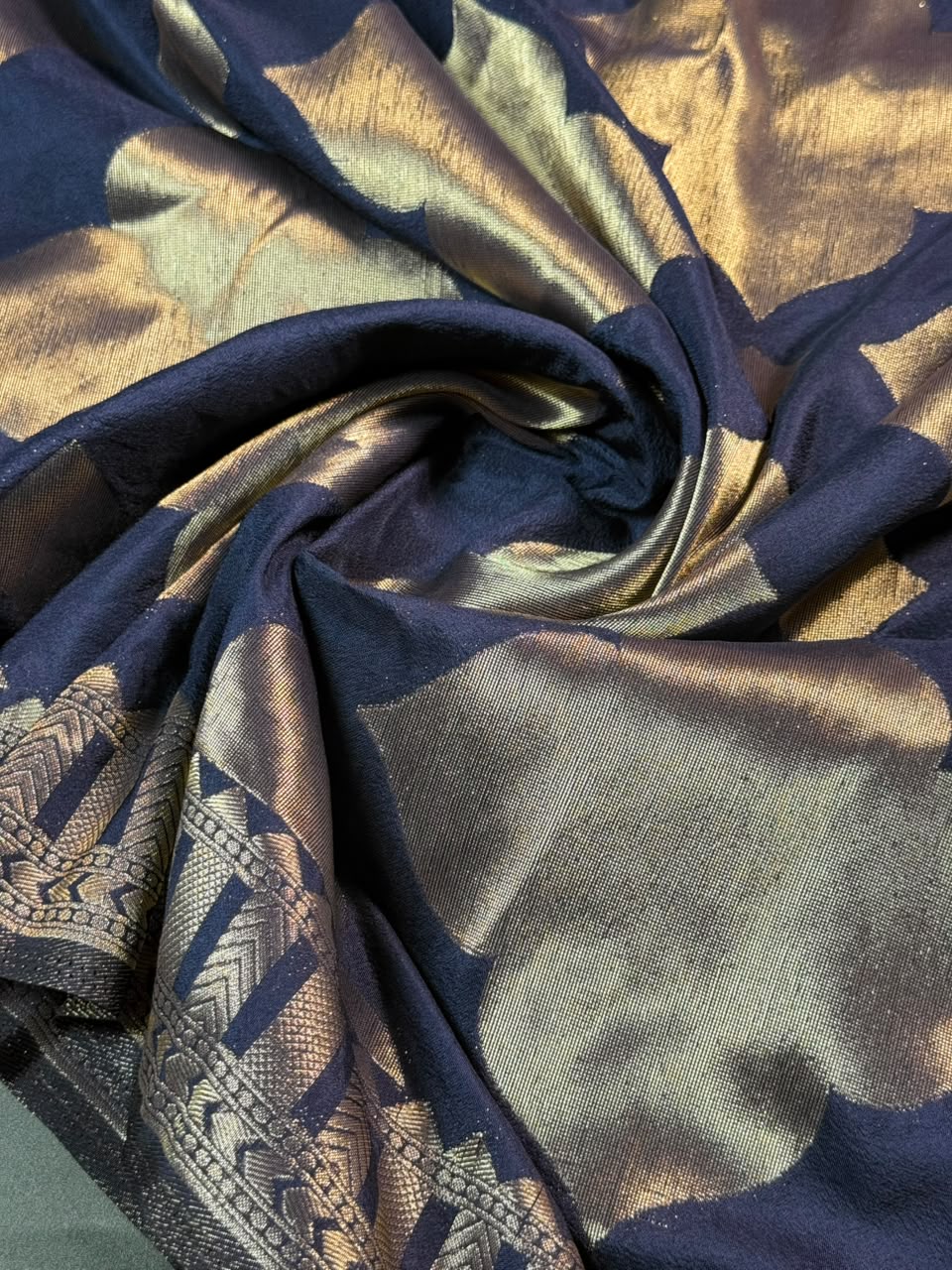Soft Georgette Silk Saree with Zari Border