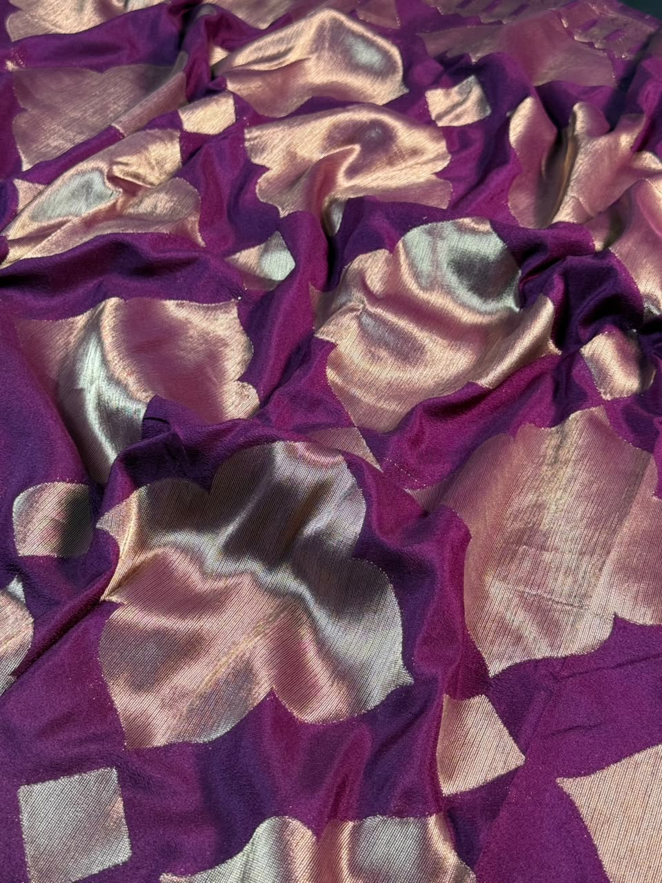 Soft Georgette Silk Saree with Zari Border