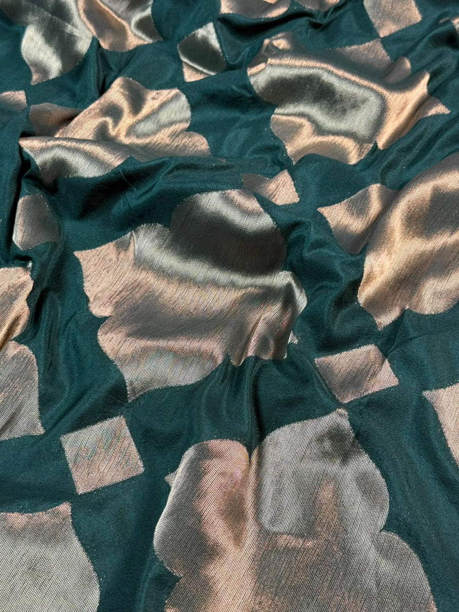 Soft Georgette Silk Saree with Zari Border 