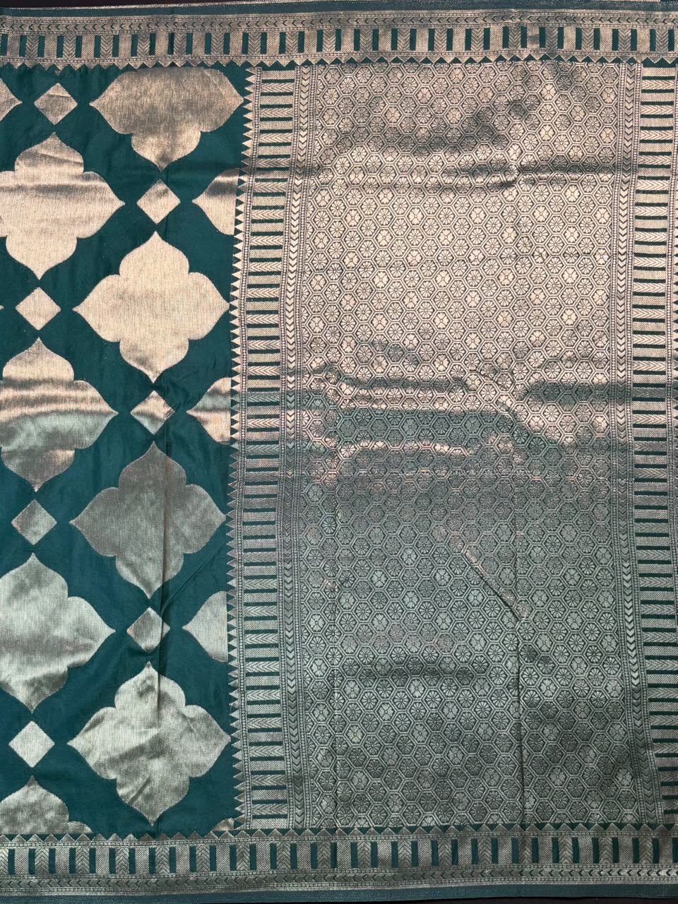 Soft Georgette Silk Saree with Zari Border 